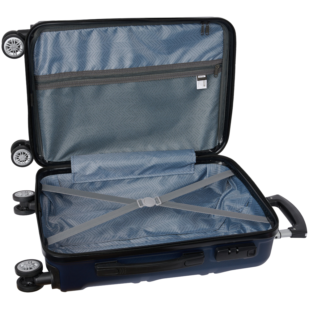 Troler Safta bleumarin cu carcasa rigida, 34x55x20 cm [4]