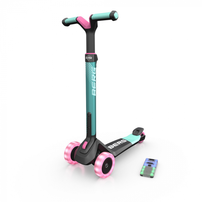 Berg Toys-Trotineta BERG Nexo Lime Pliabila cu Lumini -LED [8]