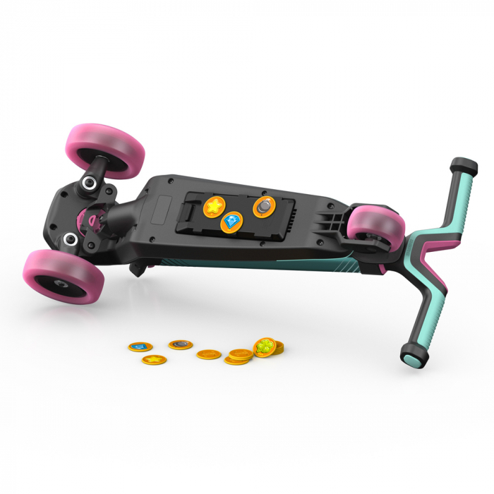 Berg Toys-Trotineta BERG Nexo Rosu Pliabila cu Lumini si Magnet [5]