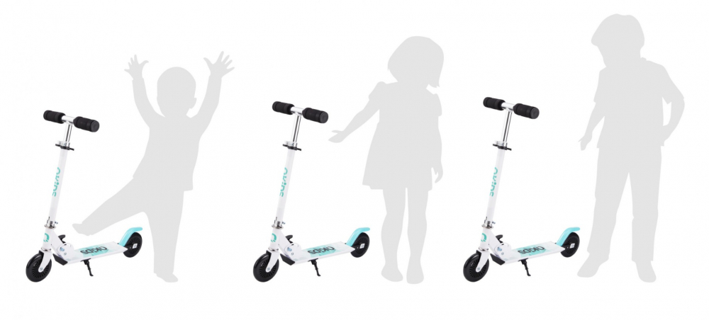 Trotineta copii, QKIDS, FLO Blue, Rulmenti ABEC-9, Roti poliuretan 85A, Ghidon T-shape [6]