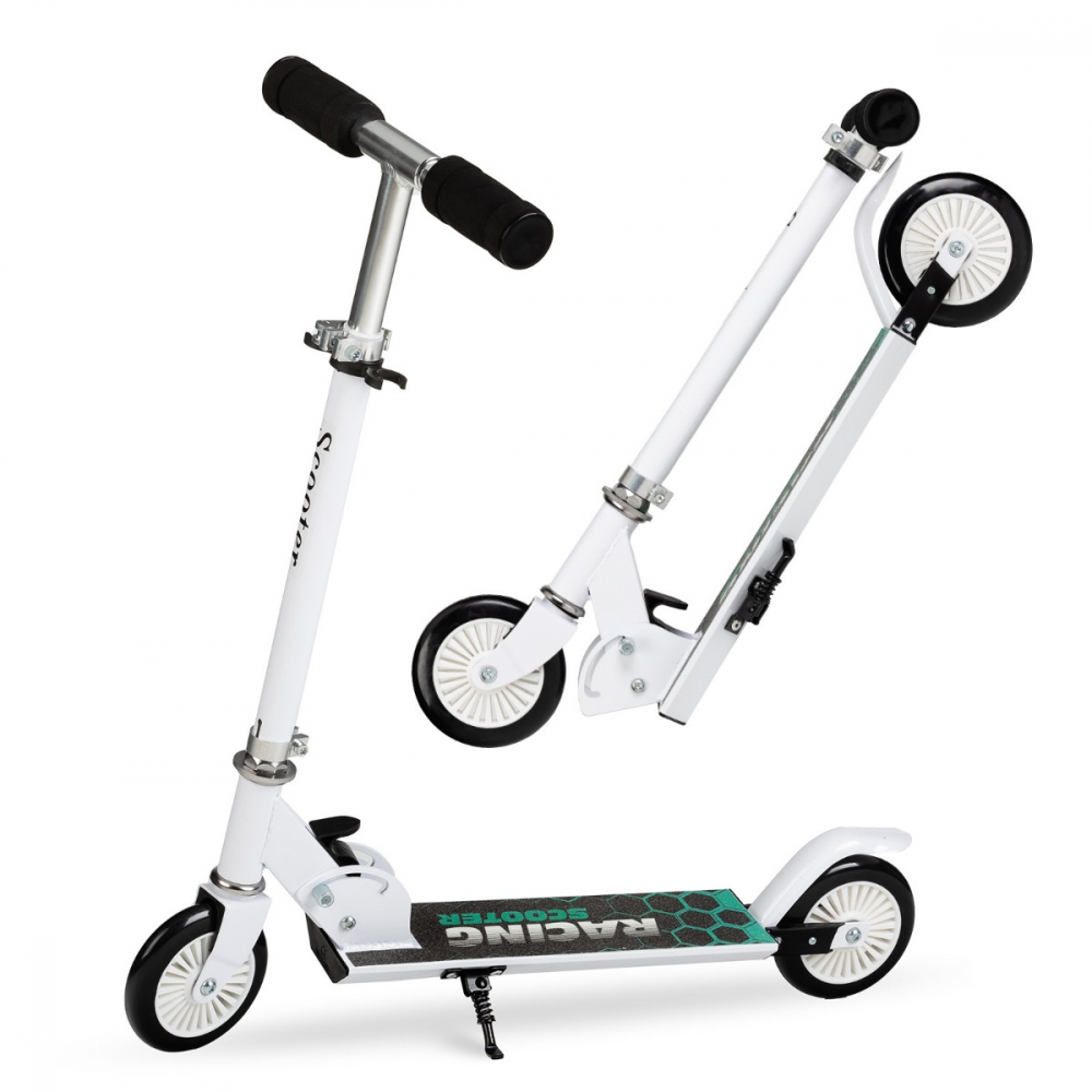 Trotineta copii, QKIDS, FLO Green, Rulmenti ABEC-9, Roti poliuretan 85A, Ghidon T-shape [4]