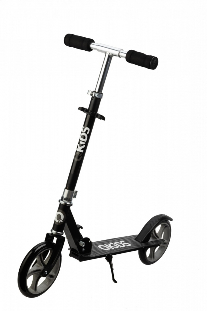 QKids-Trotineta freestyle, QKIDS, WEISS Black, Ghidon reglabil pe 3 trepte, Amortizor Easy&Up [2]