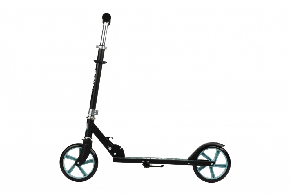 Trotineta freestyle, QKIDS, WEISS Green, Ghidon reglabil pe 3 trepte, Amortizor Easy&Up [5]