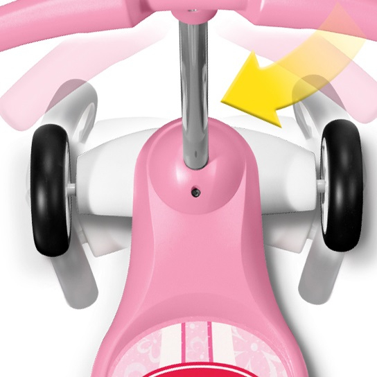 Trotineta Radio Flyer My 1st Scooter Sport Pink, 3-5 ani [2]