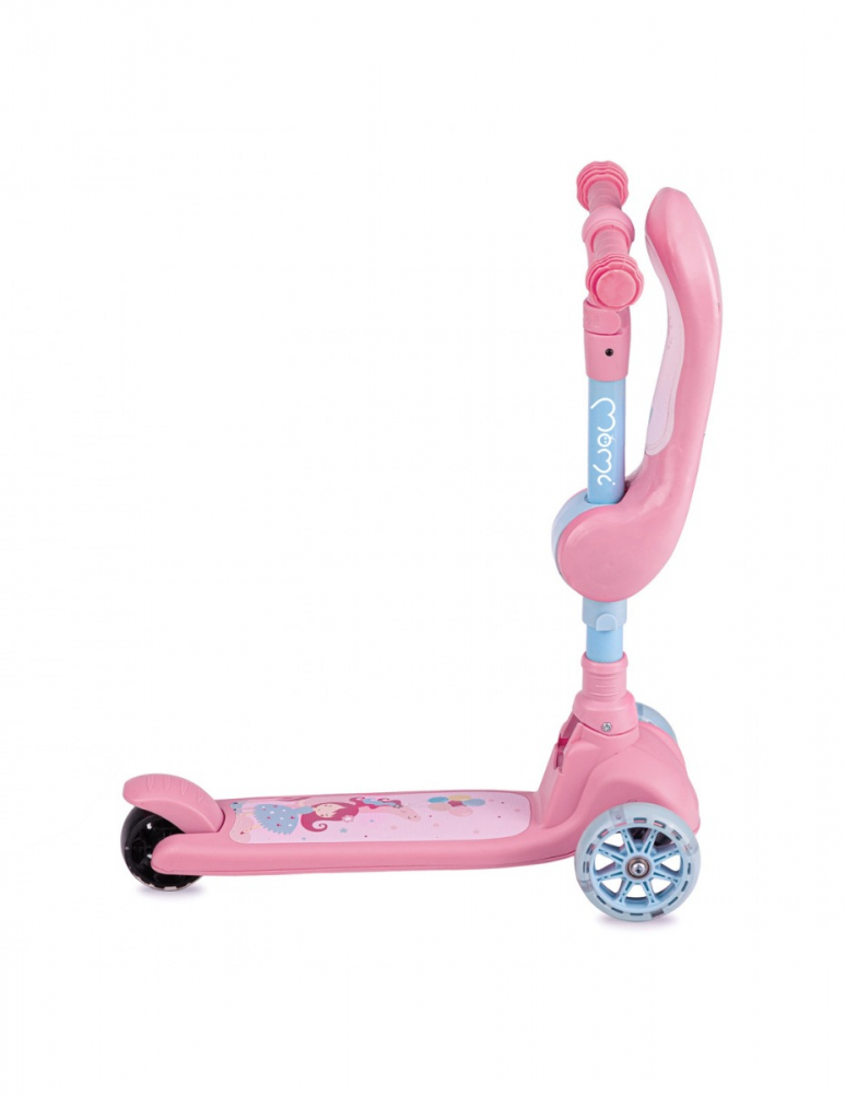 Momi-Trotineta transformabila 2in1 MoMi Kiuru - Pink [4]
