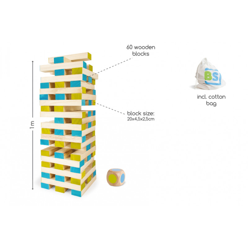 BS Toys-Turn Jenga gigant, BS Toys [1]
