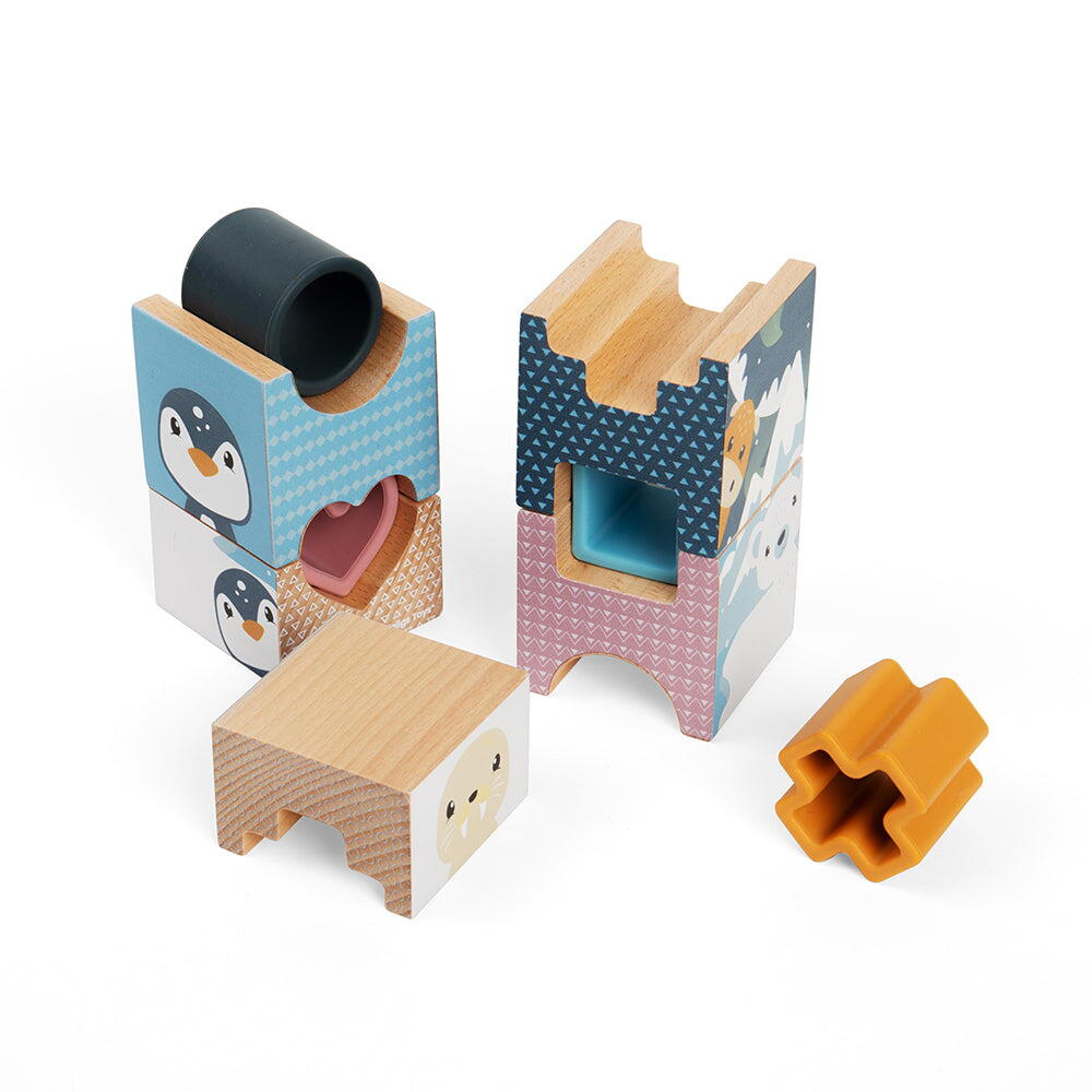 BIGJIGS Toys-Turnulet activitati - Animalute polare [1]