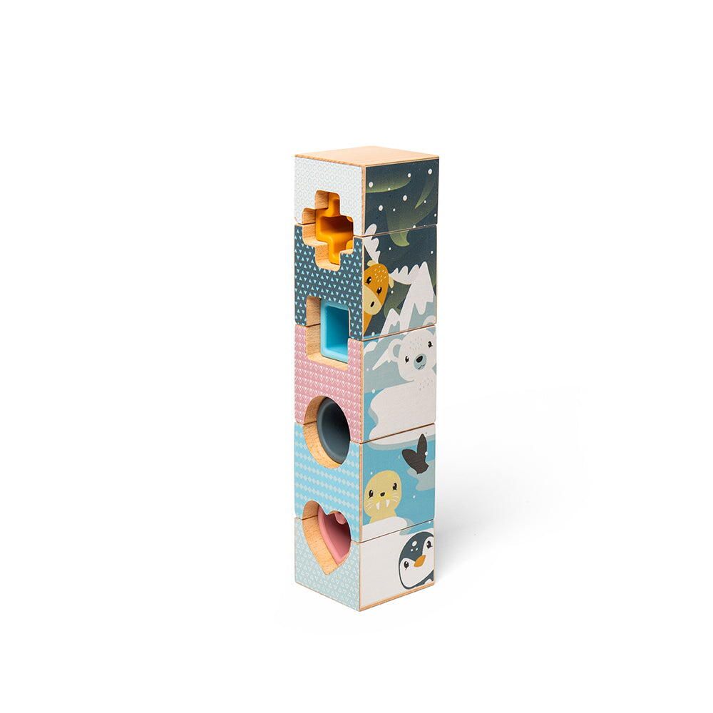 BIGJIGS Toys-Turnulet activitati - Animalute polare [2]