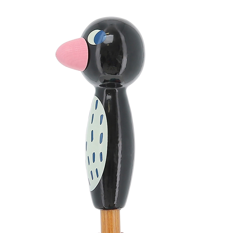 Umbrela copii cu maner din lemn - Pinguin [2]