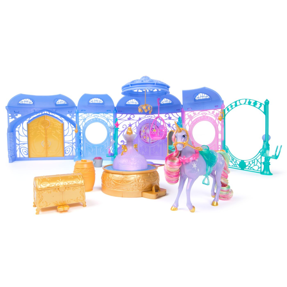 Unicorn Academy Set De Joaca Fantana Si Grajd Starglow Si Unicornul Wildstar [2]