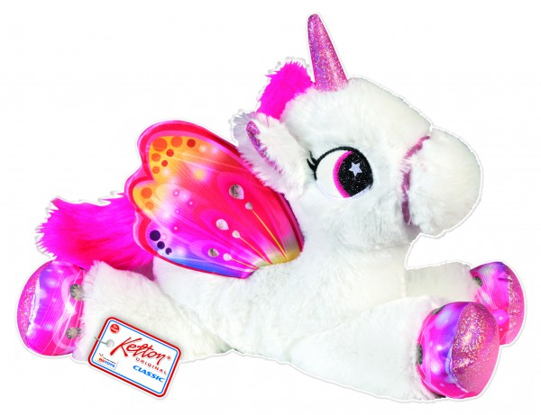 Unicorn plus RS Toys 40 cm alb cu roz [1]