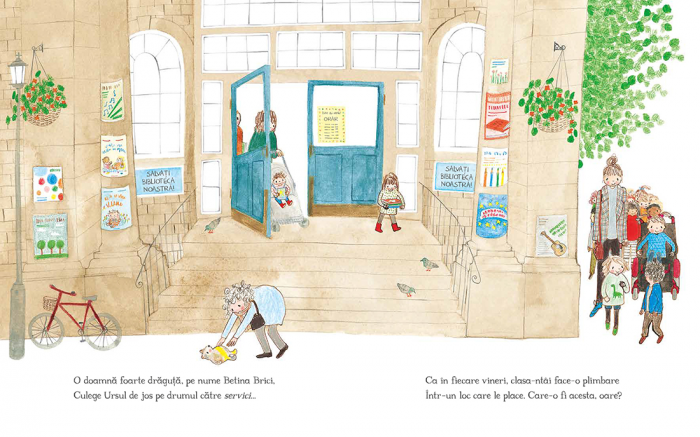 Editura Cartea Copiilor Ursuletul Tur - Retur de Julia Donaldson ilustratii de Rebecca Cobb [6]