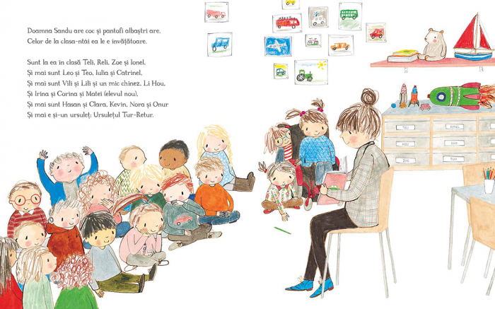 Editura Cartea Copiilor Ursuletul Tur - Retur de Julia Donaldson ilustratii de Rebecca Cobb [2]