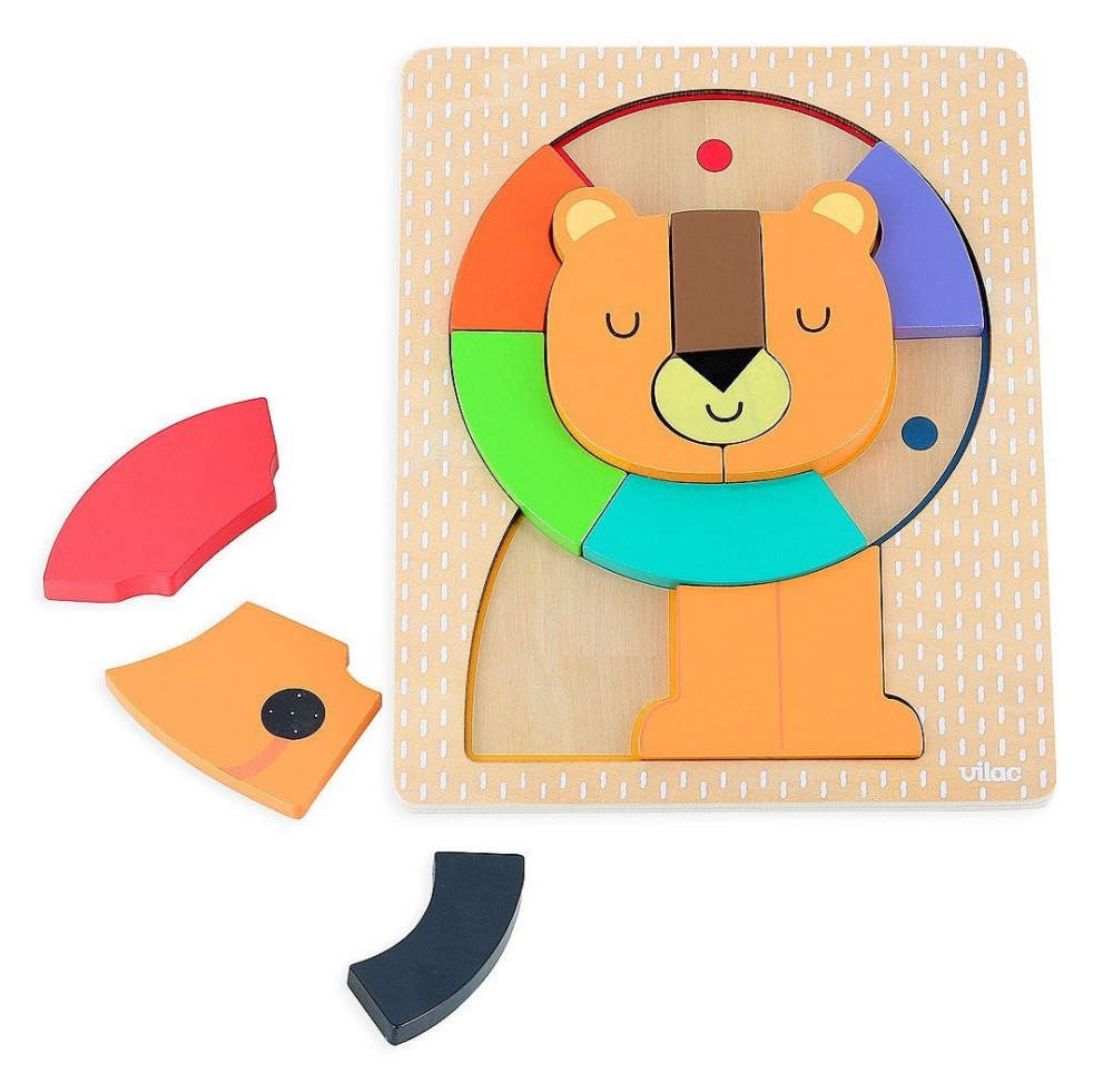 Vilac Puzzle din lemn Leu [2]