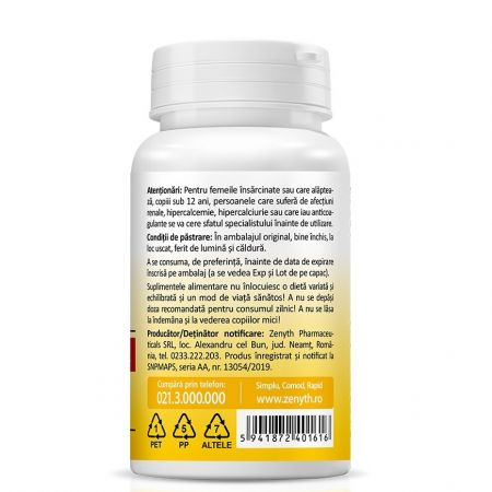 Vitamin D3+K2+Ca+Mg Complex, 30 capsule, Zenyth [3]