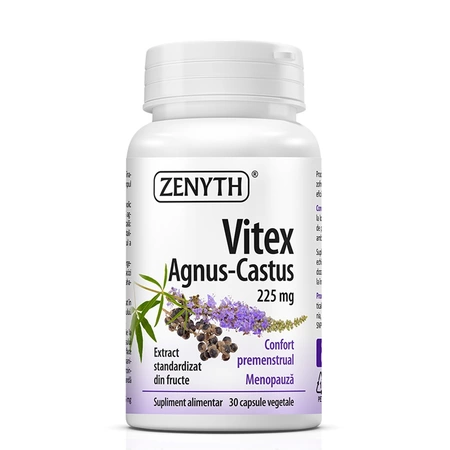 Vitex Agnus - Castus, 225 mg, 30 capsule vegetale, Zenyth [1]