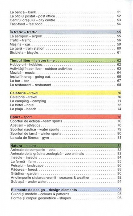 Corint-Vocabularul de baza in imagini - Limba engleza [5]