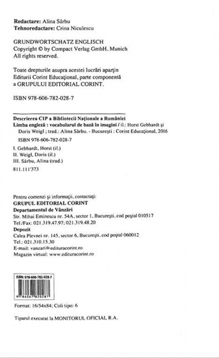 Corint-Vocabularul de baza in imagini - Limba engleza [3]