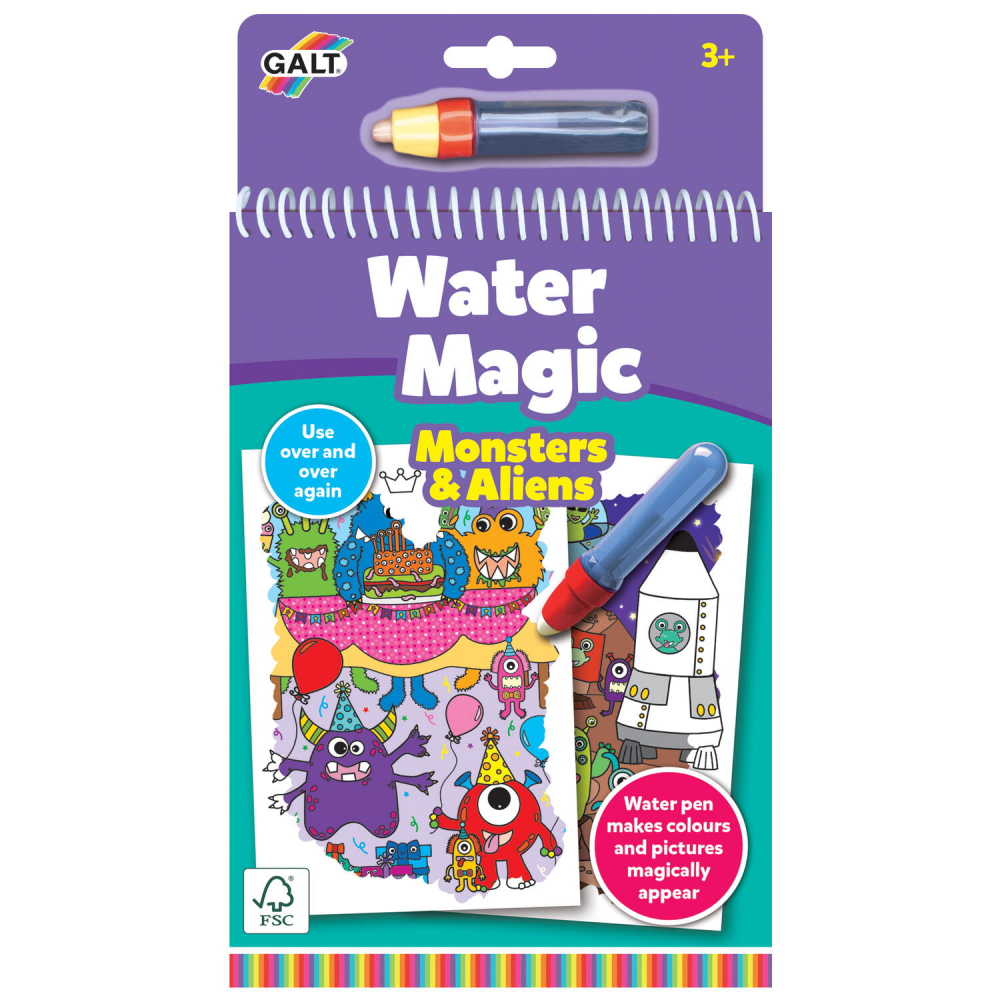Galt-Water Magic: Carte de colorat Monstruleti si extraterestrii [1]