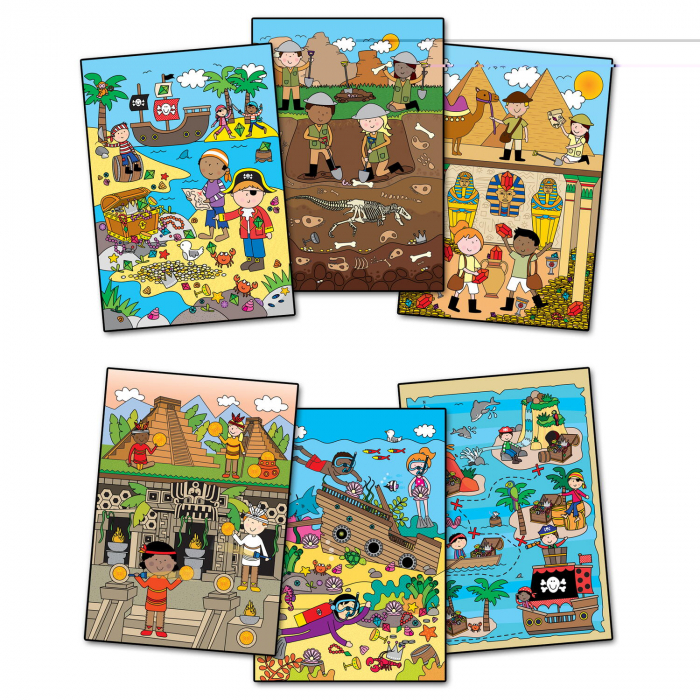 Galt Water Magic: Carte de colorat Vanatoarea de comori [4]