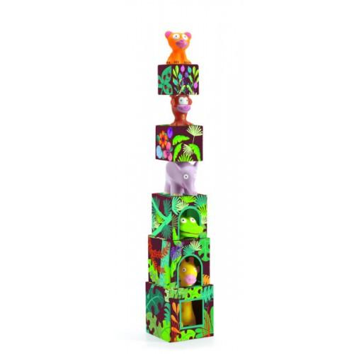 Djeco-Maxi-Topanijungle-Joc-cu-cuburi-si-figurine [2]