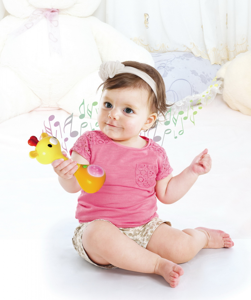 Zornaitoare Girafa Cu Sunete Si Lumini [3]