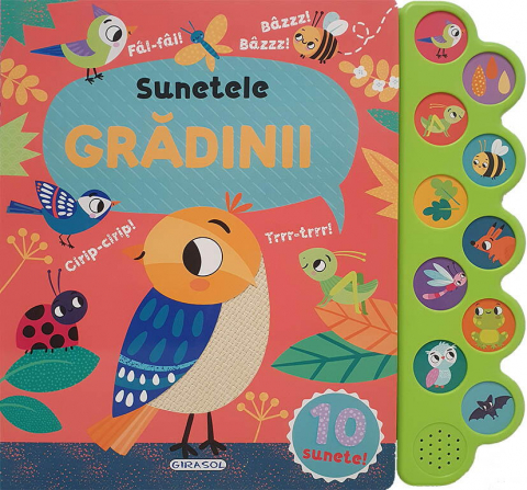 Carti pe alese - 10-sunete-Sunetele-gradinii-GIRASOL