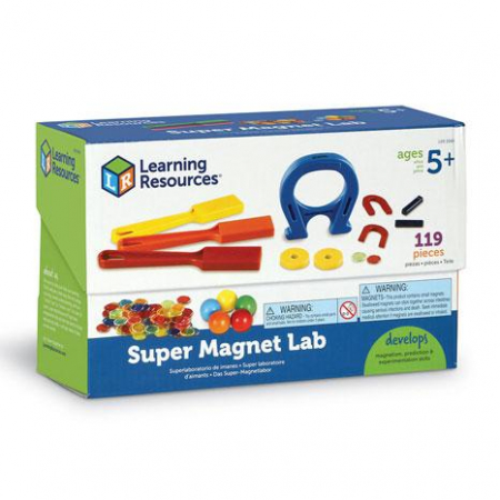 Cadouri copii - Learning-Resources-Superlaboratorul-cu-magneti-set-educativ