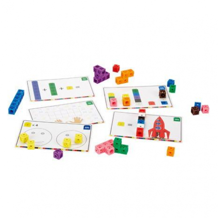 Számok és matematika játékok - Learning-Resources-Cuburi-interconectabile-Set-activitati-matematica