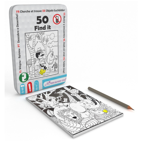 Jucarii educative - Purple Cow-50 de provocări Găsește detaliul