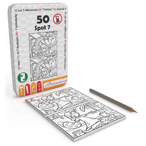 Jucarii educative - Purple Cow-50 de provocări Găsește diferențele