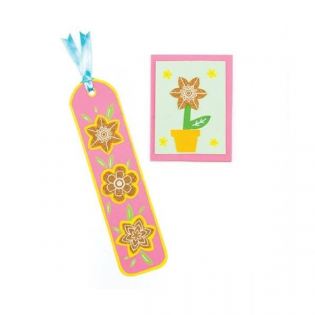 Baker Ross Abtibilduri din pluta Floricele - Baker Ross [1]