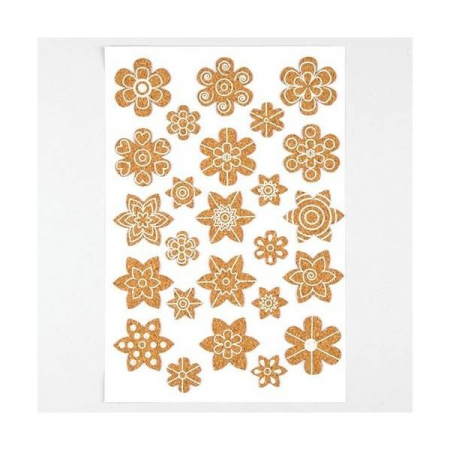Lucru manual copii - Baker Ross Abtibilduri din pluta Floricele - Baker Ross