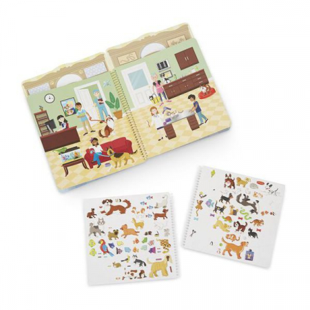 Melissa & Doug Abtibilduri pufoase Animale de companie [2]