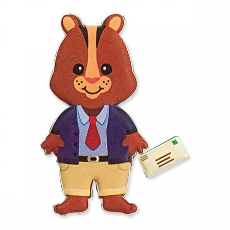 Melissa & Doug Abtibilduri pufoase - Casuta veveritelor Melissa and Doug [2]