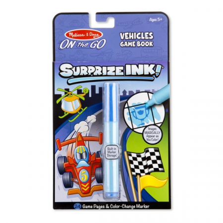 Játékok 4 éves kortól - Melissa & Doug Activitati Cerneala magica Vehicule