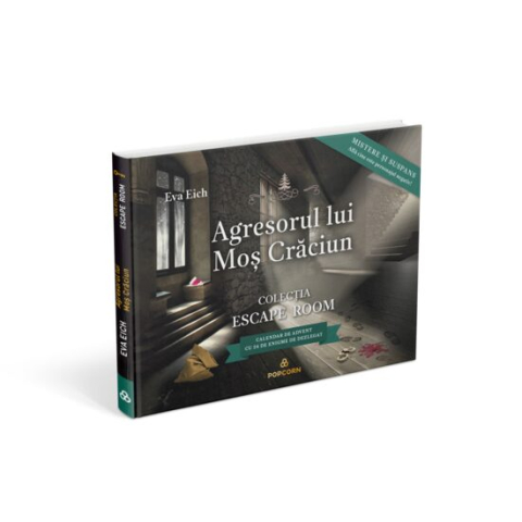 Jucarii educative - Editura Casa-Agresorul lui Moș Craciun - Colecția Escape Room - Eva Eich