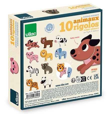 Vilac-Animale haioase magnetice din lemn - 30 piese - Vilac [4]