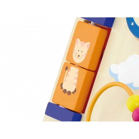 Antemergator rosu cu activitati tip Montessori [7]