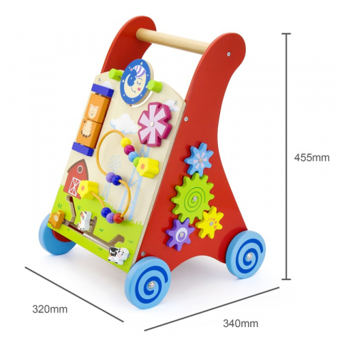 Antemergator rosu cu activitati tip Montessori [9]