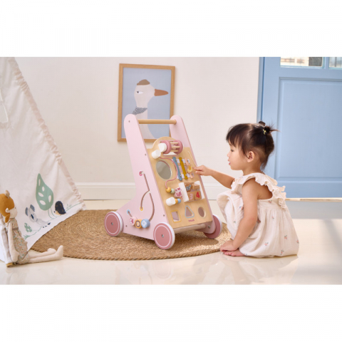 Viga-Antemergator roz cu activitati Montessori, PolarB Viga [6]