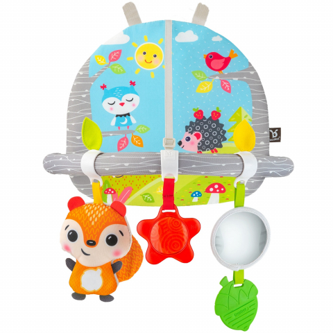 Jucarii 0-1 ani - Benbat-Arc cu jucarii interactive pentru masina, Forest Fun