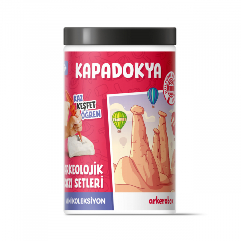Kísérleti készletek gyerekeknek - Arkerobox - Oktató régészeti mini készlet és 3D puzzle, Kappadókia