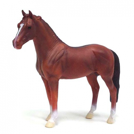Háziállat figurák - Collecta-Armasar-de-Hanovra-castaniu