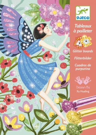 Ajándékok 10 éves gyerekeknek - Djeco-Atelier-creativ-cu-sclipici-Zane