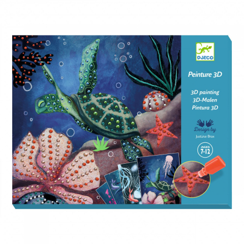 Cadouri 6 ani - Djeco-Atelier de pictura 3D Abisuri, Djeco
