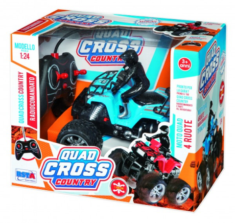 Jucarii educative - Atv-Quad-RS-Toys-cu-telecomanda-si-figurina-inclusa-RS-Toys