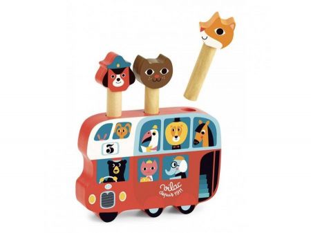 Interaktív játékok - Vilac-Autobuz interactiv Pop-Up