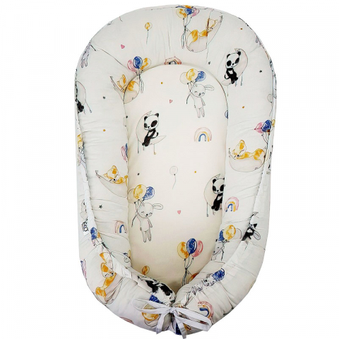 Játékok 0-12 hónaposoknak - Baby nest din bumbac, Appekids, Balloons
