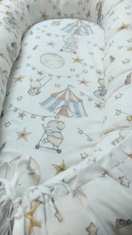 Baby nest din bumbac, Appekids, Circus [2]